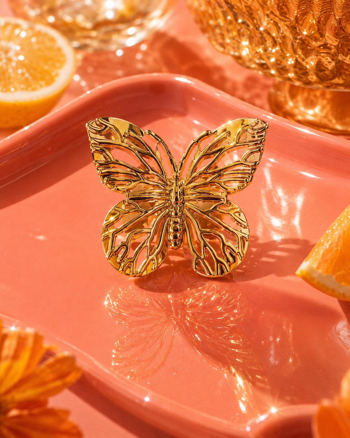 THE WINGS CAUGHT GOLD