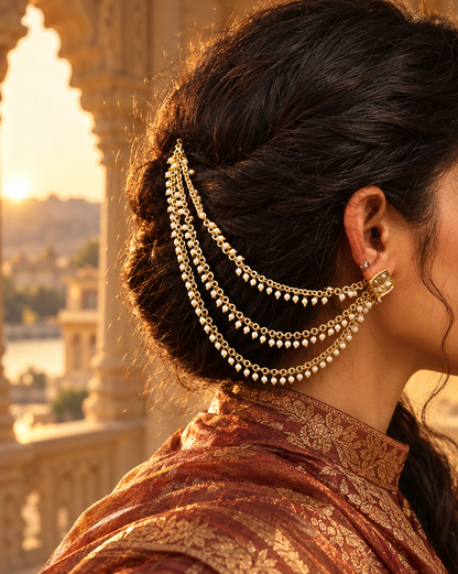 GOLDEN HOUR NEVER ENDED (EAR CHAIN)