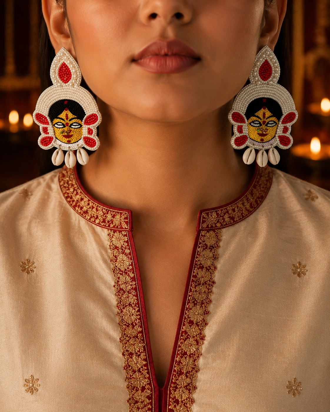 DEVI BROUGHT WHITE SHELLS
