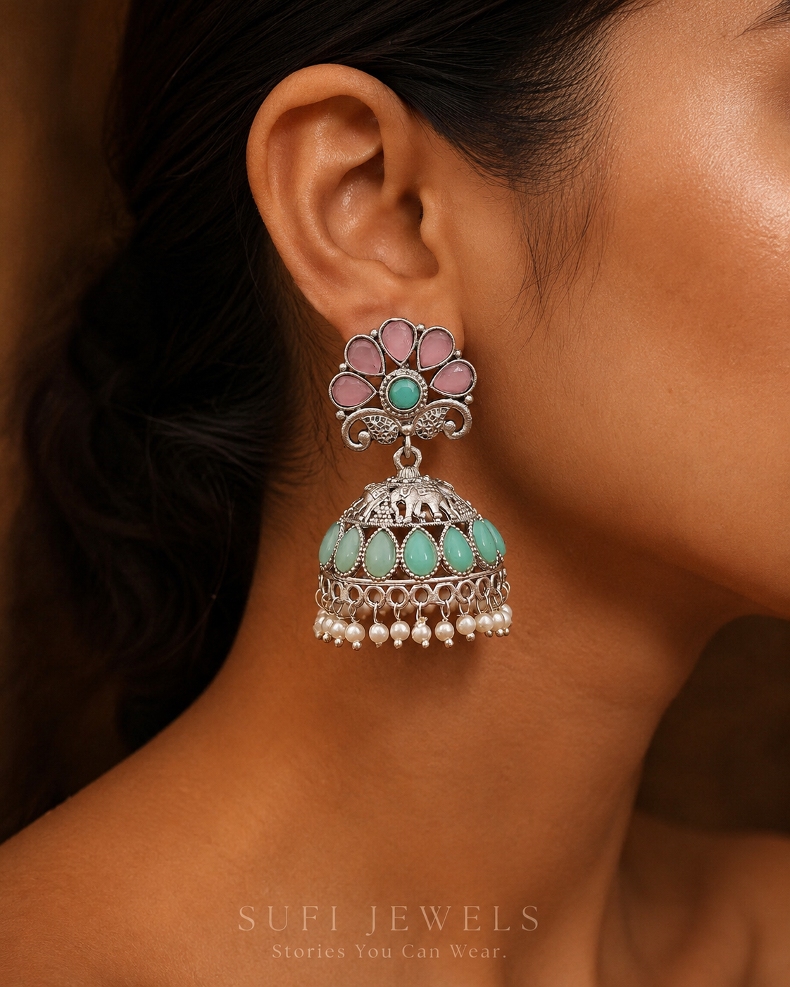 THE GARDEN THAT WAITED (PINK & TURQUOISE)