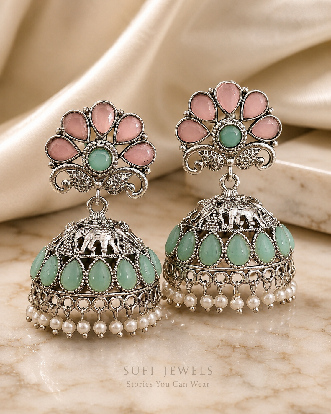 THE GARDEN THAT WAITED (PINK & TURQUOISE)