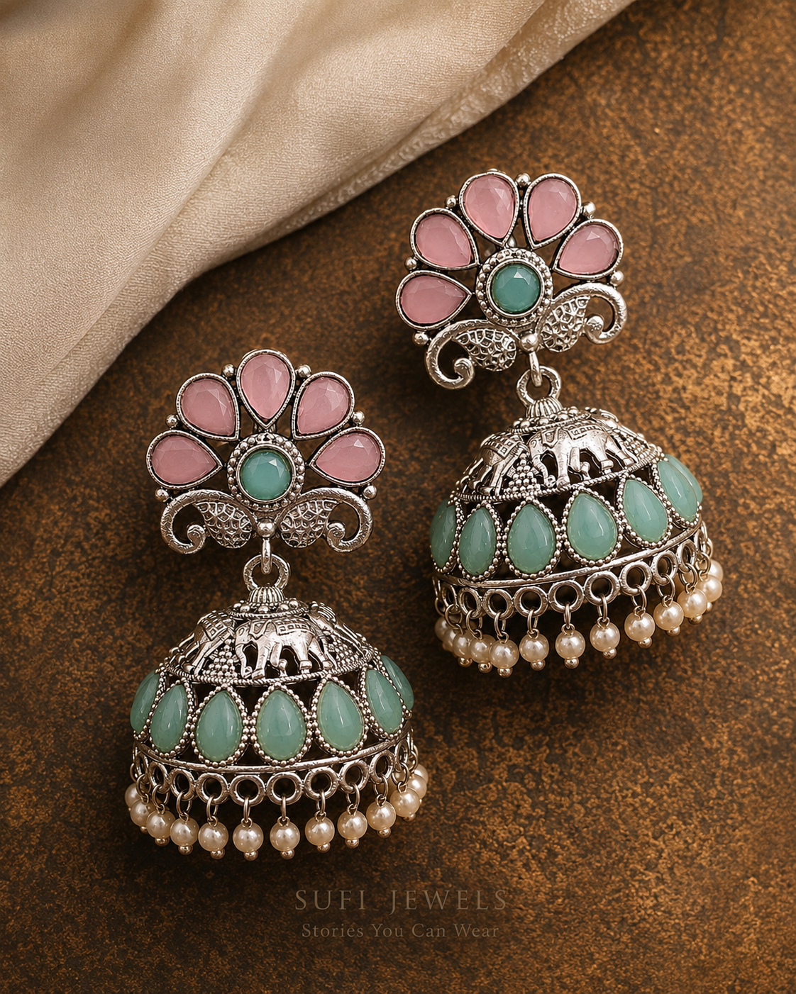 THE GARDEN THAT WAITED (PINK & TURQUOISE)