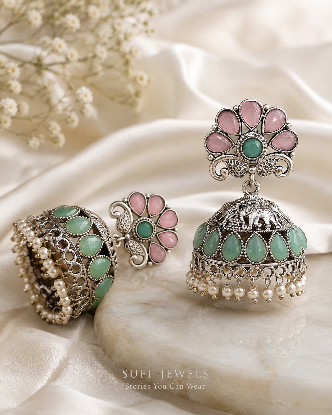 THE GARDEN THAT WAITED (PINK & TURQUOISE)