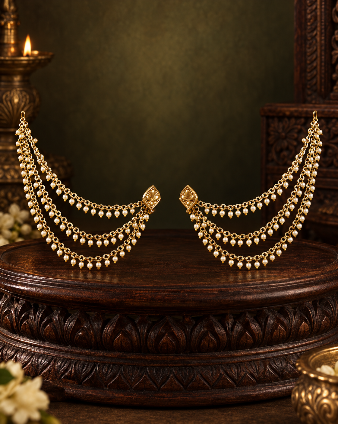 GOLDEN HOUR NEVER ENDED (EAR CHAIN)