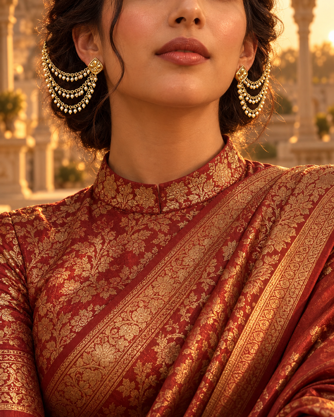 GOLDEN HOUR NEVER ENDED (EAR CHAIN)