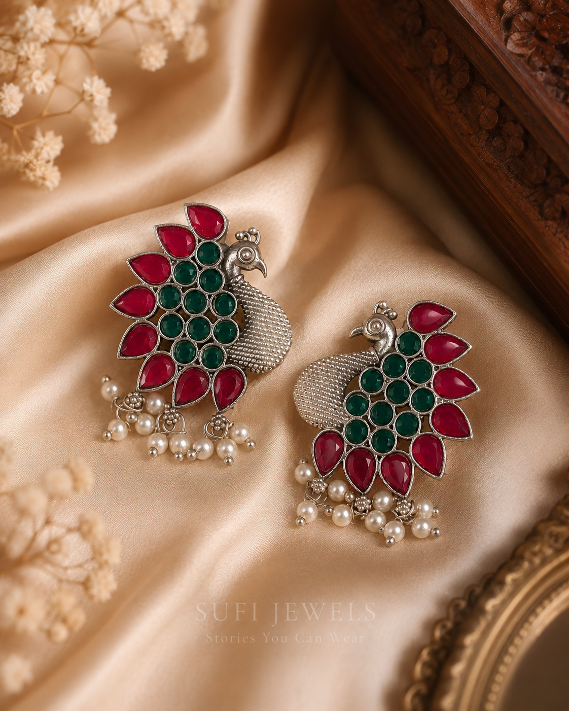 THE PEACOCK FOUND WINGS