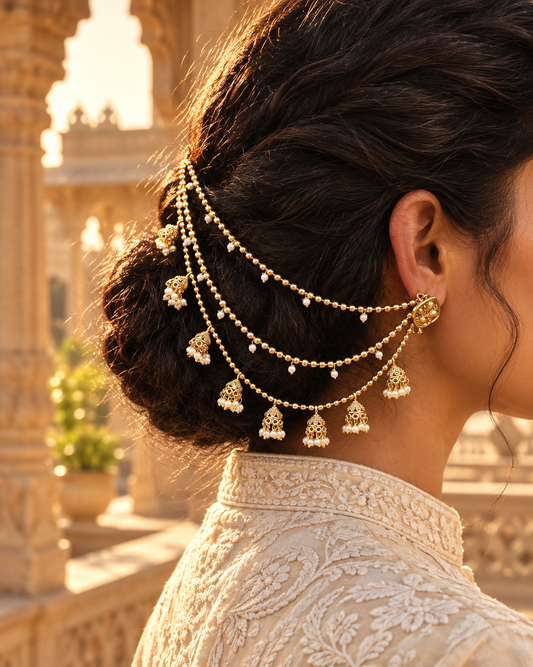 JHUMKAS WENT FOR A WALK (EAR CHAIN)