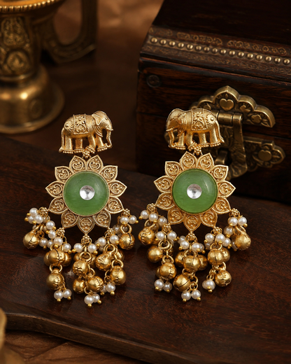 Statement earrings by The House of SUFI.