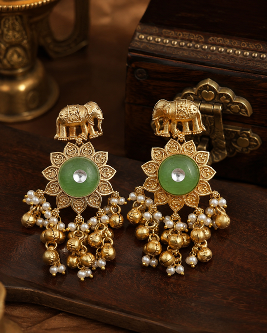 Statement earrings by The House of SUFI.