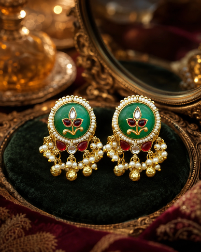 Statement earrings by The House of SUFI.